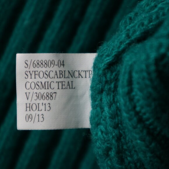 Teal Banana Republic Cowl Neck Knit Sweater - Picture 6 of 10